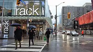 Toronto Yonge Street Rain Walk Failed Attempts - December 13, 2020