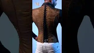 Formal Brocade Corset Vest For Men -Men's Body Shaper - Fitness Goals #corset #mensfashion