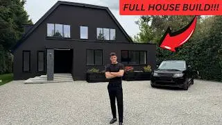 I BUILT A BLACK HOUSE! (START TO FINISH)
