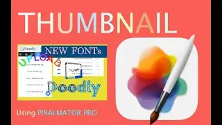 Creating YouTube Thumbnail using PIXELMATOR Pro