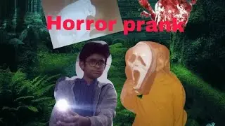 horror prank  on my  friend  😱