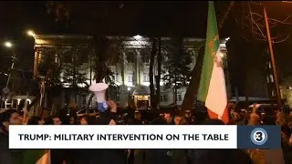 Trump says military intervention still on the table