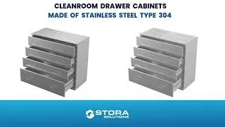 Cleanroom drawer cabintes