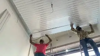Full Work Progress PVC Ceiling Design 12&times;10 me || PVC penal work progress