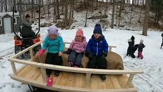 Mini hay wagon build