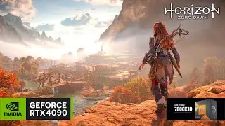 CAN IT RUN IN 8K ULTRA? RYZEN 7800X3D RTX 4090 HORIZON ZERO DAWN