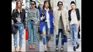 LOS MEJORES OUTFITS CON JEANS ROTOS