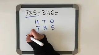 Column Subtraction With Exchanging (KS2)