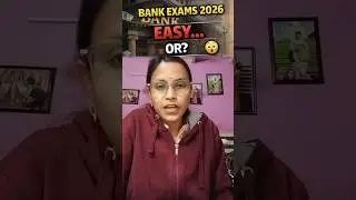 Bank Exams 2026 EASY? Think Again! ⚠️#shortvideo#bankexam2026#shors