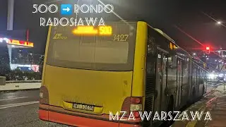 500 ➡️ Rondo Radosława - Man NG363 Lion's City G #3427 MZA Warszawa