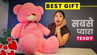 4 feet Teddy Bear Unboxing | Giant teddy bear Video | Valentine Gift Ideas For Her