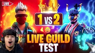 GUILD TEST  1 VS 2☠️🤯🔥 : FREE FIRE MAX GAMEPLAY #shorts  #shortlive #shortsfeed