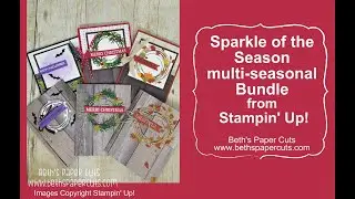 Sparkle of the Season   multi-season bundle from stampin' Up!  Beth's Paper Cuts