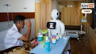 Robot Mitra bantu pesakit Covid-19 di India berhubung dengan keluarga