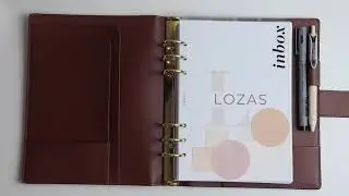 Louis Vuitton GM Agenda Setup| A5 Rings Setup 2021