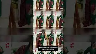 3pcs cotton suit set embroidery work/size M to 3xl #viralreels #cottontrends #treandingshorts 