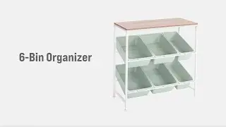Seville Classics&reg; | 6-Bin Organizer