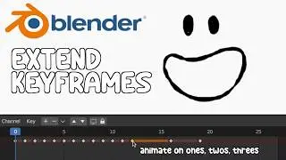 How to Extend & Move Keyframes in Blender (Beginner Tutorial)