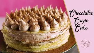 Chocolate Crepe Cake Recipe | Quick and easy method | Zeba Kohli