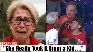 &ldquo;Crowd ERUPTS &mdash; Woman STEALS Birthday Ball from Kid at Phillies Game!&rdquo;
