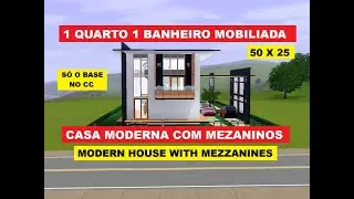 CASA MODERNA COM MEZANINOS 1 QT