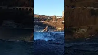Wow, this view is amazing! #ThaisAbroad #LifeAbroad #Train #Waterfall #Rheinfall