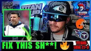 Titans Coach Vrabel Presser REACTION! Offense is TERRIBLE | TIM KELLY is LOST | RUN DERRICK HENRY!