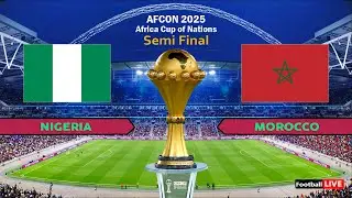 NIGERIA vs MOROCCO - Semi Final Africa Cup of Nations 2025 | Full Match Penalties | Simulation PES
