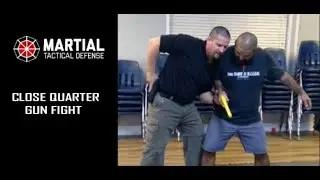 Close quarter gun fight