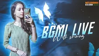 BGMI LIVE STREAM | JOIN WITH TEAMCODE | GIRL GAMER LIVE | GUJJU GIRL GAMER |GIRL GAMER SHINING|#bgmi