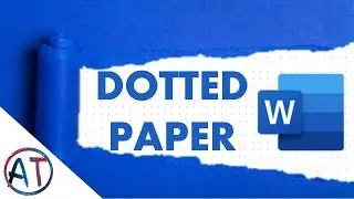 How to create a dotted grid paper template on Microsoft Word 2020