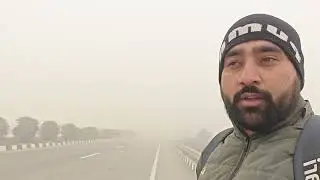 First time recorded mini vlog with face #winter#fog#kohra#wintervibes#vlog 