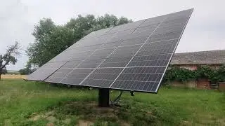 Fotowoltaika 4.8kWp TRACKER własnej roboty i sterowanie