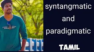 syntangmatic and paradigm Tamil