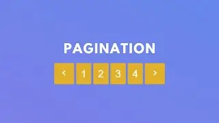 How To Make Pagination In Website Using HTML CSS
