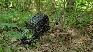 RGT EX86190 Rescuer // second drive and the first damage // Crawler 1/10 // Toyota Land Cruiser '76