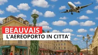 Beauvais 🇫🇷 in aereoporto ci arrivi a piedi