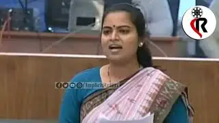 Chilakaluripet MLA Rajani Praises CM YS Jagan | AP Assembly | YSRCP | YSR | IR NEWS