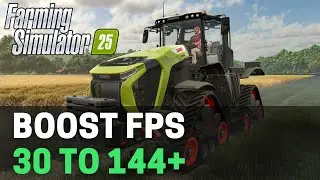 ЛУЧШИЕ настройки ПК для Farming Simulator 25 (максимальный FPS и видимость)