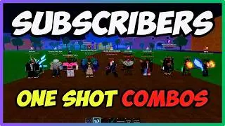 Blox Fruits RANKING Subscribers Best One Shot Combos