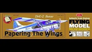 Guillow's DHC-2 Beaver Balsa Wood Kit, RC Conversion - Tissue Paper