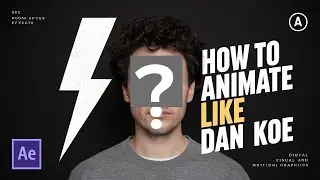 Animating Motion Graphics Like Dan Koe In After Effects....