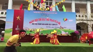 Dòng máu lạc hồng. Trường mầm non Phan Đình Phùng.   Tiết mục xuất sắc để lại ấn tượng