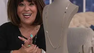 JZ by Jennifer Zeuner Sterling or 18K Plated Icon Necklace on QVC