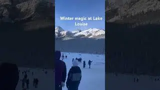 Озеро Луиз, идеально замерзшее #fyp #viral #wintervibes #lakelouise #alberta