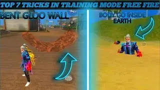 TOP 7 TRICKS IN TRAINING MODE FREE FIRE | NEW SECRET TRICKS IN TRAINING MODE IN FREE FIRE