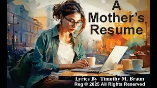 A Mother's Resume - Male Country Vocals