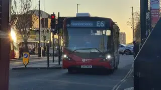 Short Journey on Route E6|Transport UK Enviro 200MMC Voith 10.9m 8895 SN17MSX
