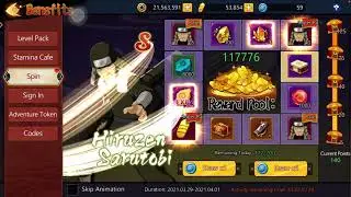 Naruto Ninja Awakening Hiruzen Sarutobi Spin Event