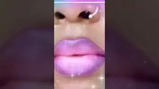 The Perfect Lip Combo || Purple Ombre || WOC MakeUp || @_I_HeArt&bull;&bull;KE